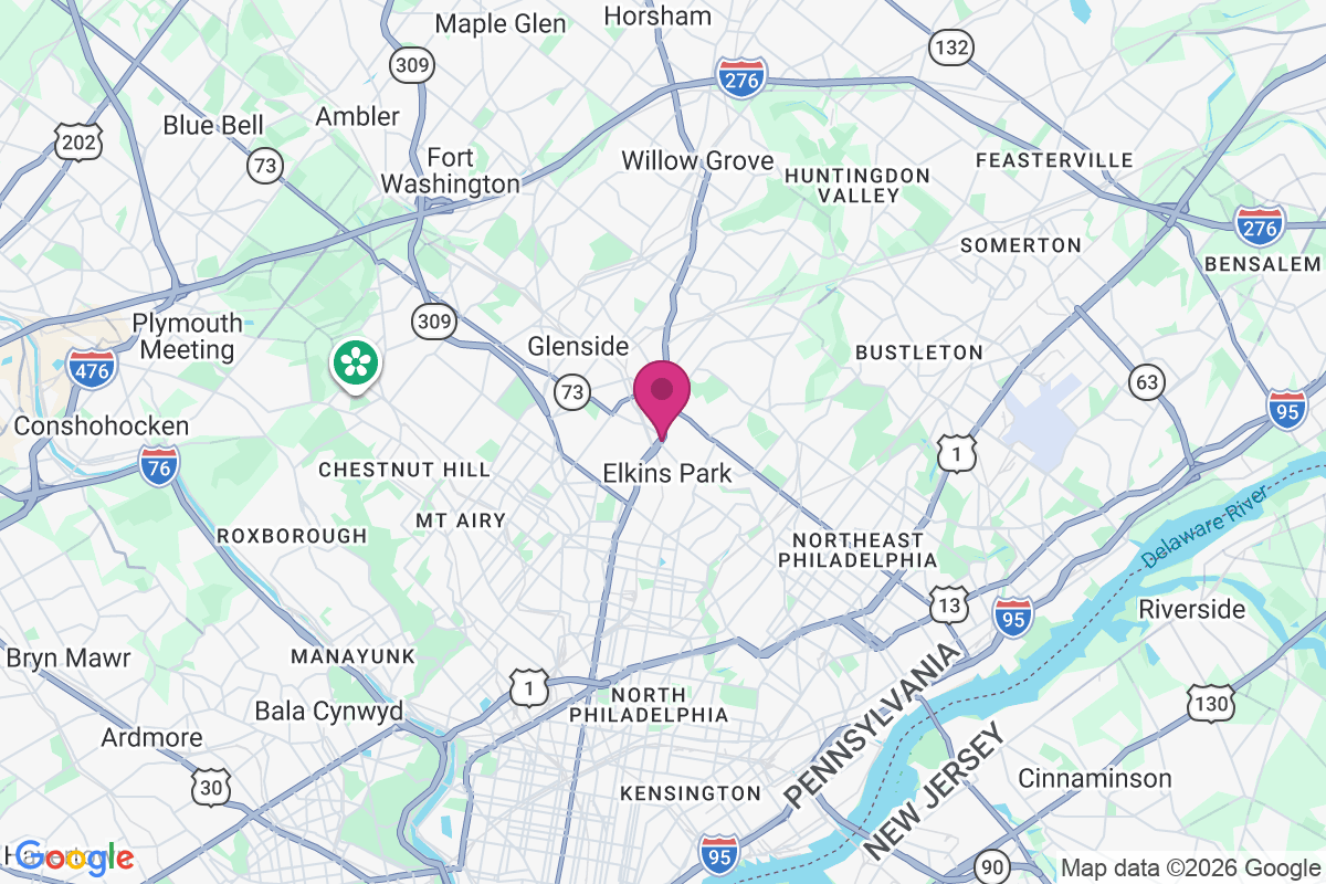Carte de Elkins Park