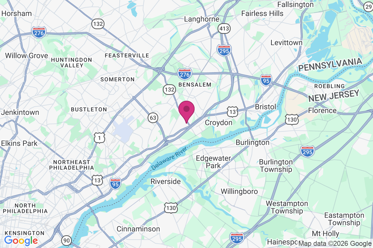 Carte de Feasterville Trevose