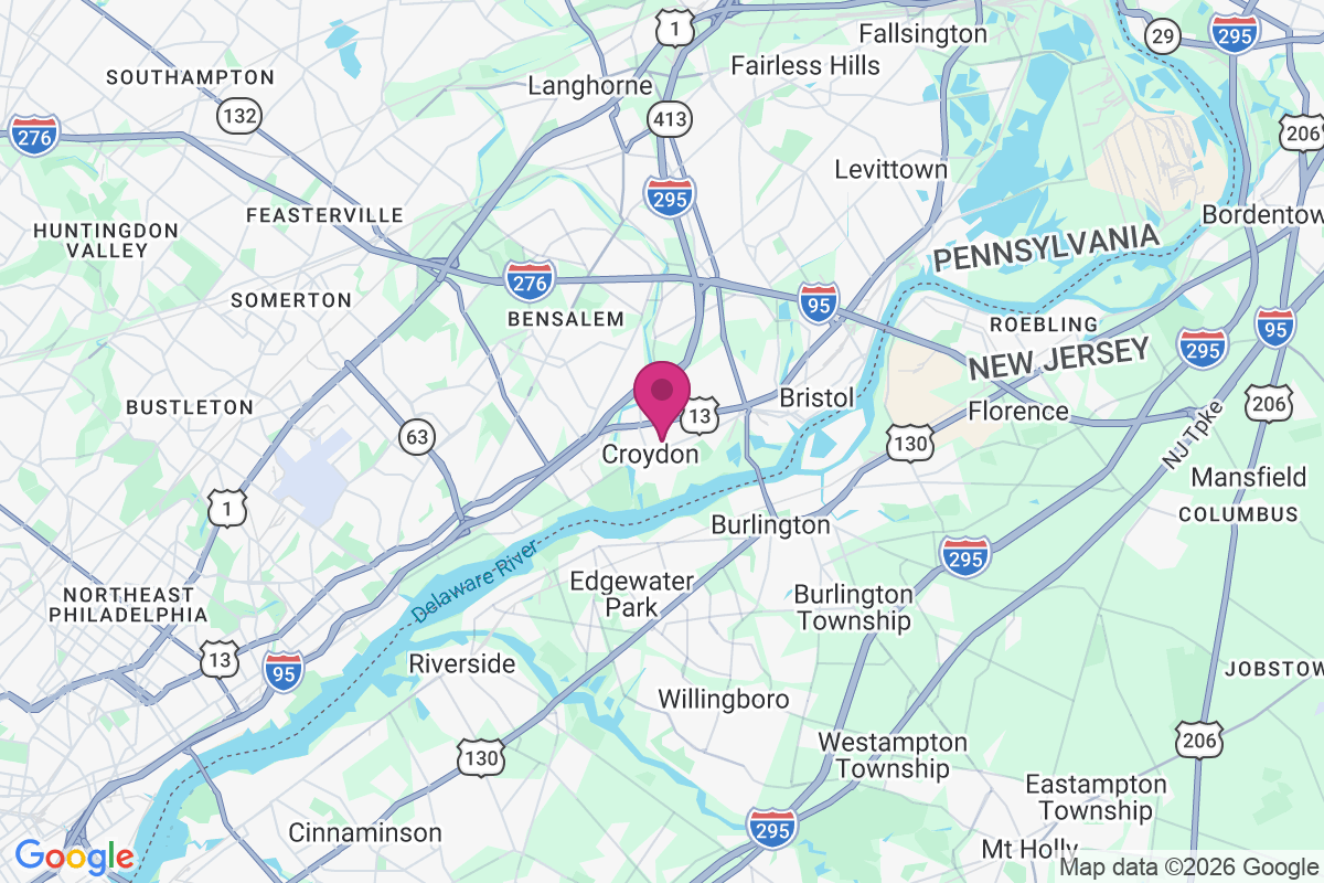 Carte de Croydon Acres