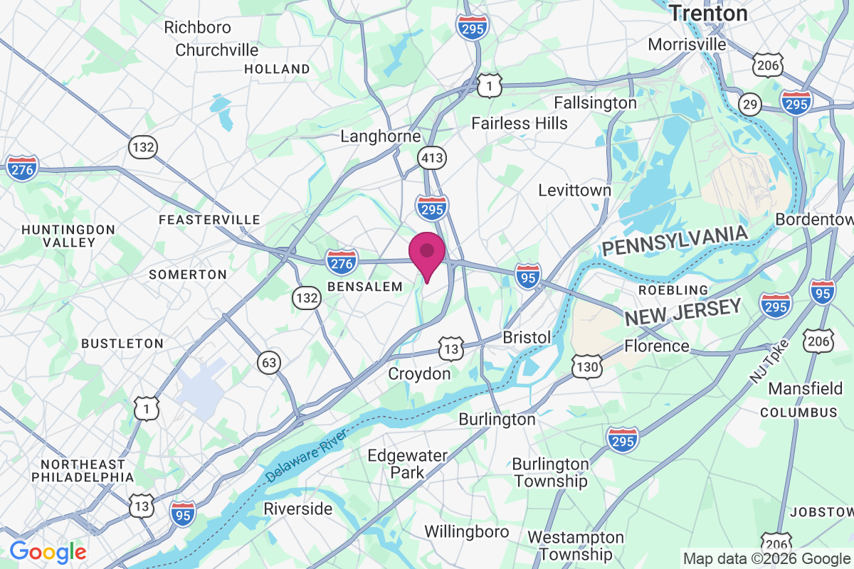Carte de Newportville Terrace