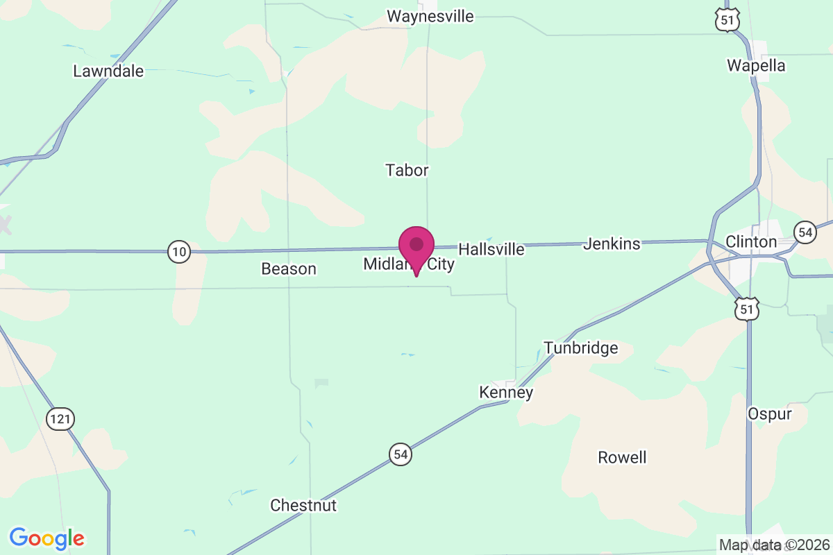 Carte de Midland City