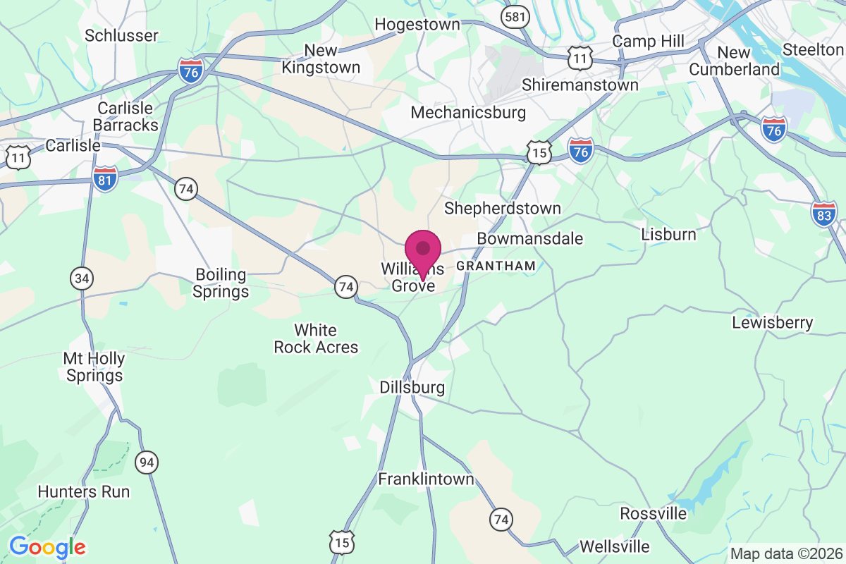 Carte de Williams Grove