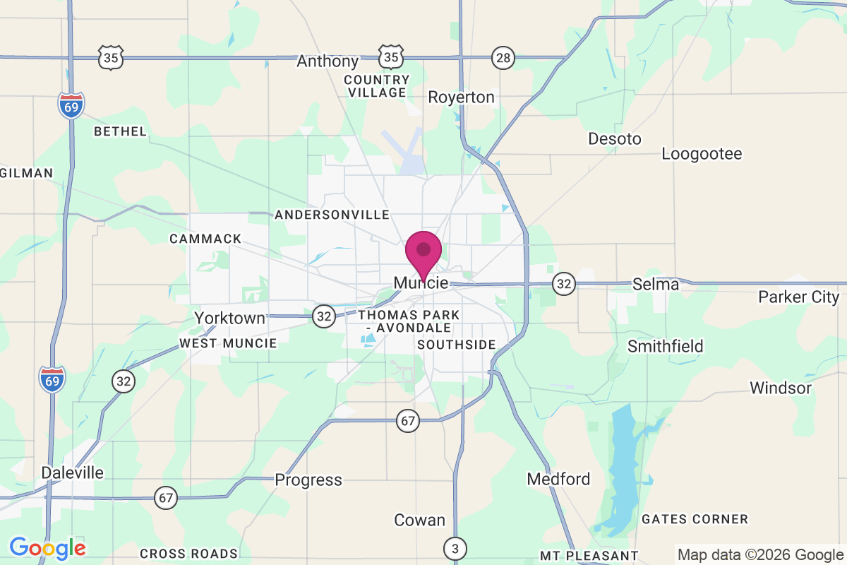 Carte de Muncie