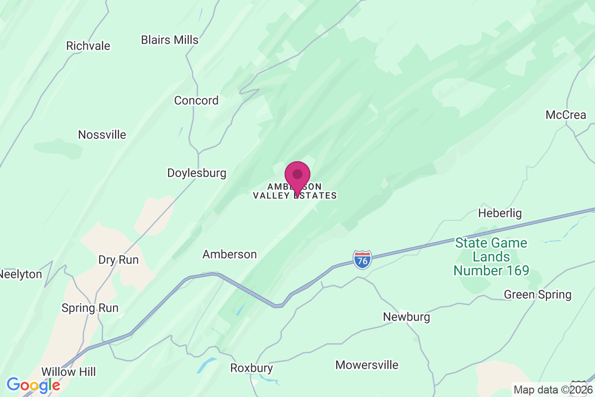 Carte de Amberson Valley Estates