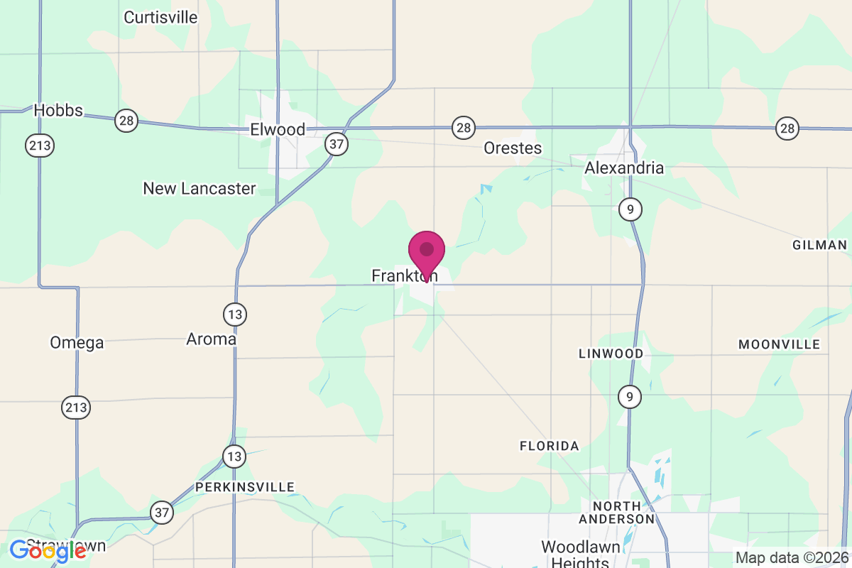 Carte de Frankton