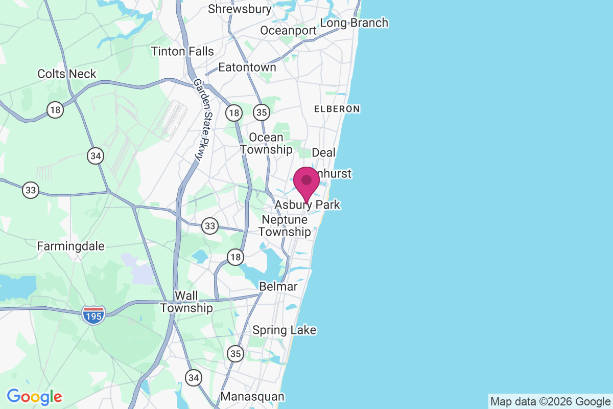 Carte de Asbury Park