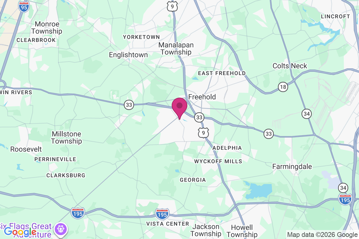 Carte de West Freehold
