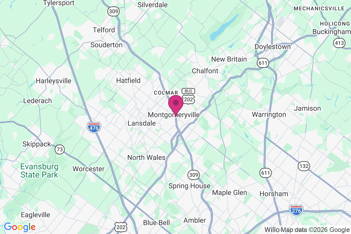 Carte de Montgomeryville