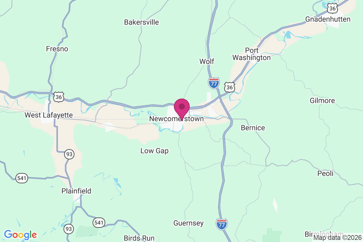 Carte de Newcomerstown