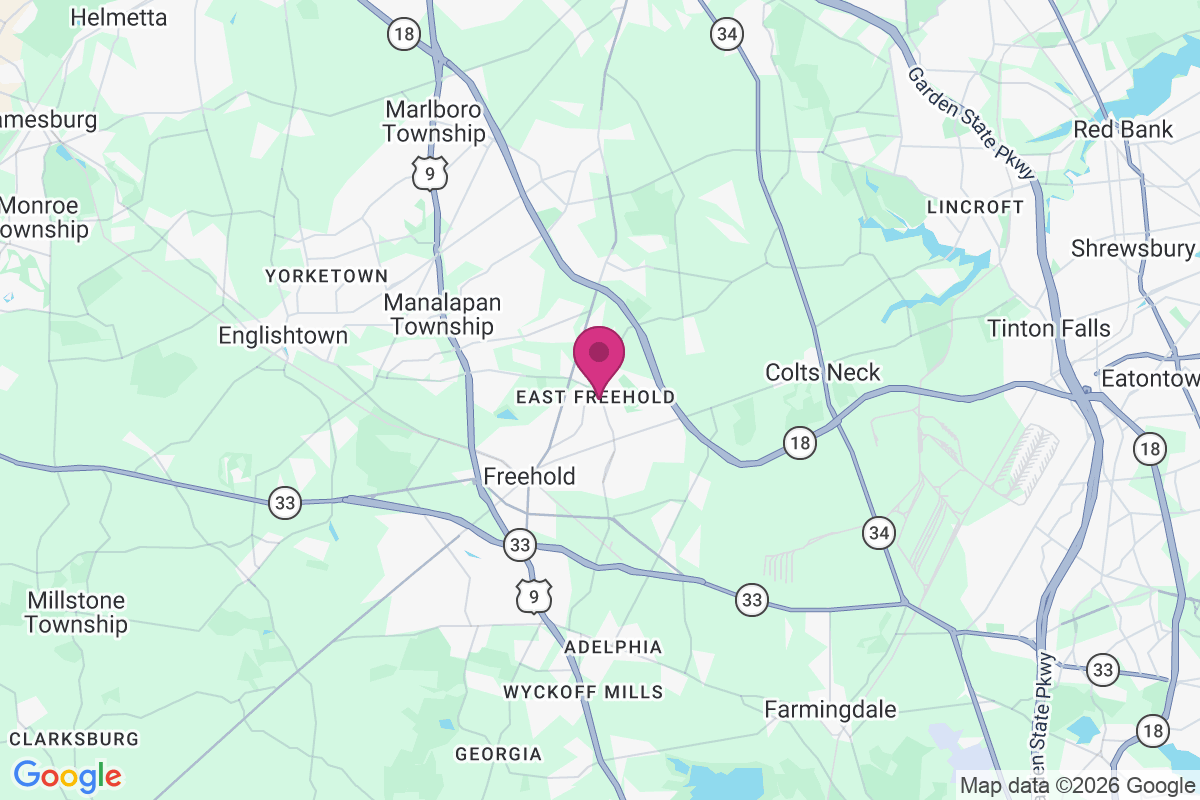Carte de East Freehold