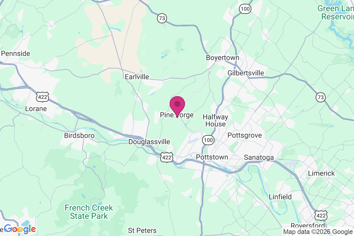 Carte de Pine Forge