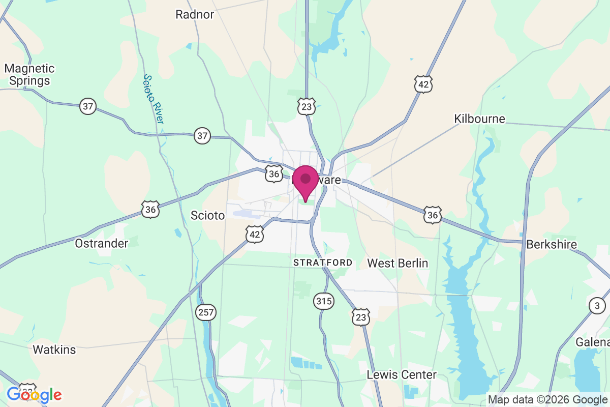 Carte de Delaware