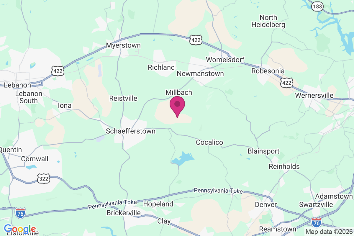 Carte de Millbach Springs