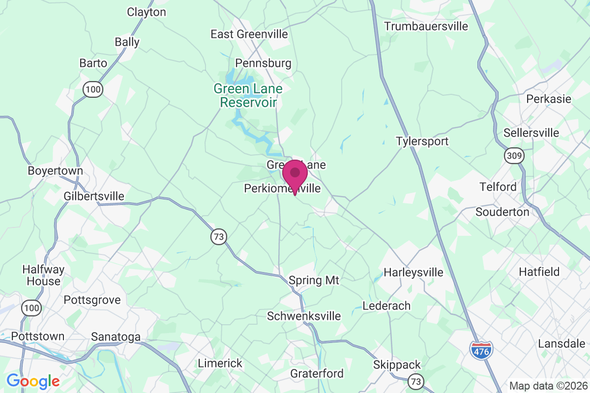 Carte de Perkiomenville