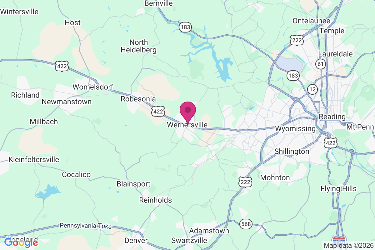 Carte de Wernersville