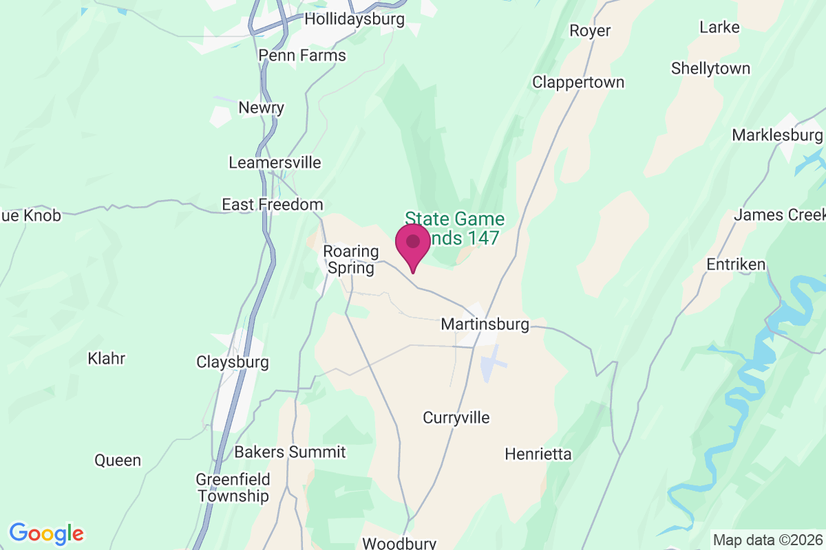 Carte de East Sharpsburg
