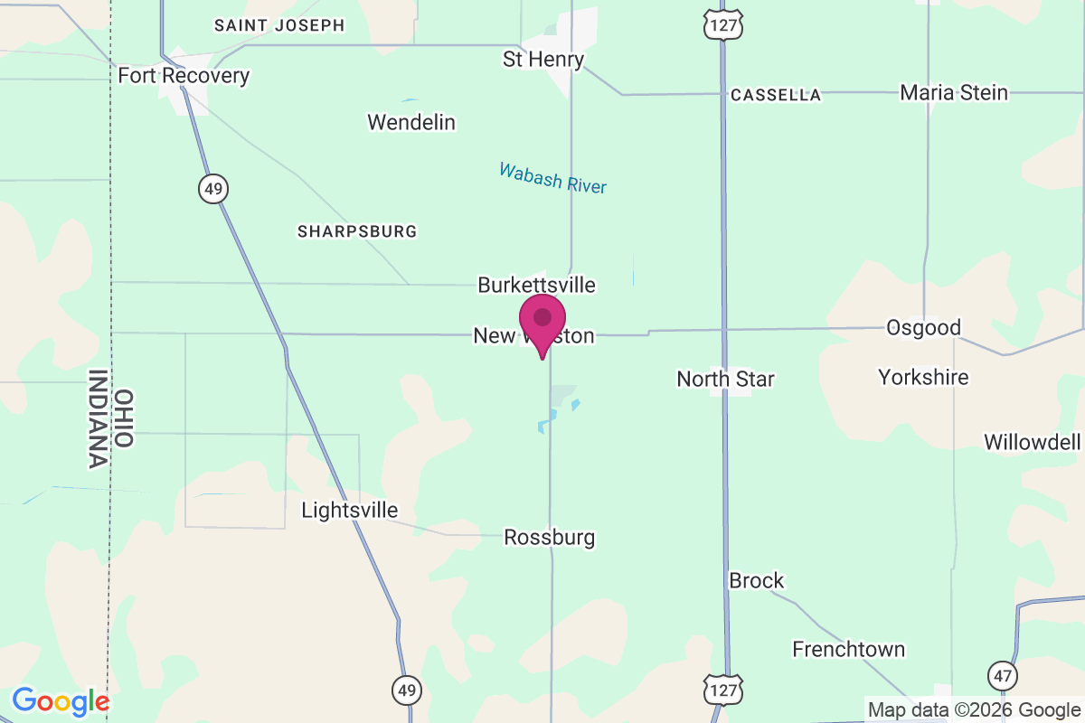 Carte de New Weston
