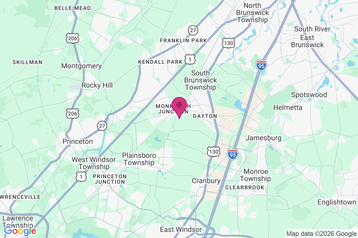 Carte de Monmouth Junction