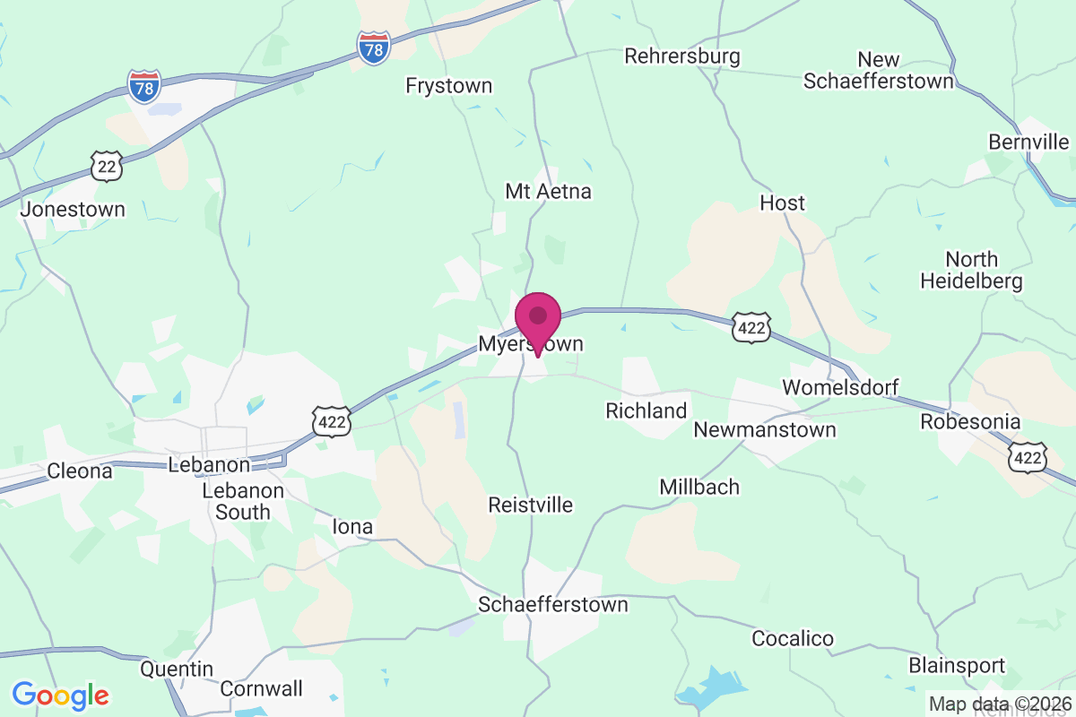Carte de Myerstown
