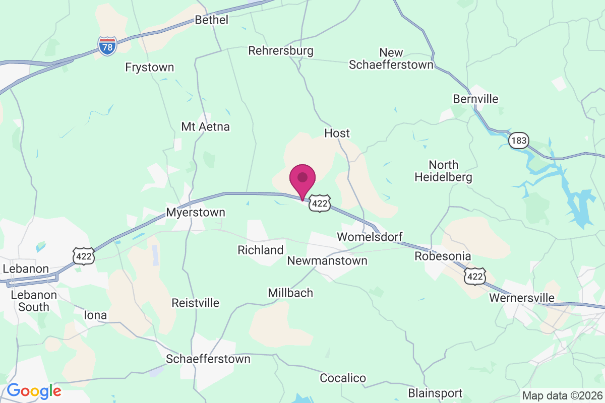 Carte de Stouchsburg