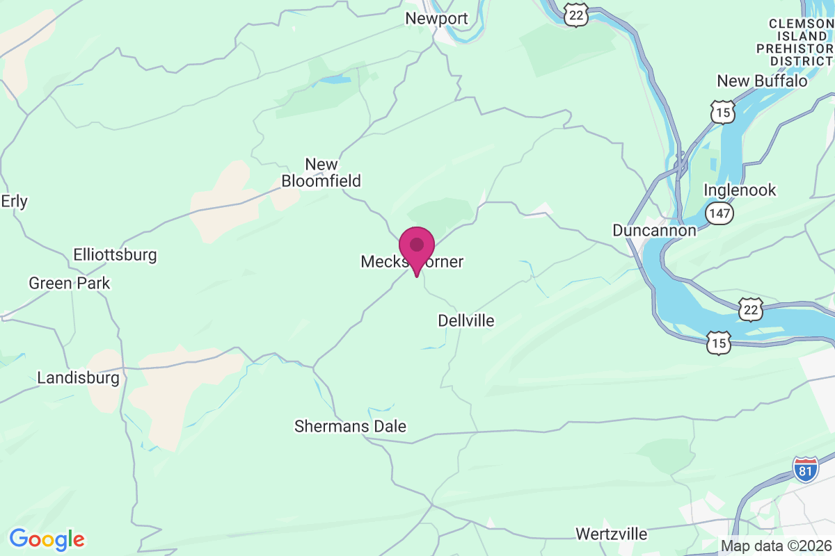 Carte de Mecks Corner