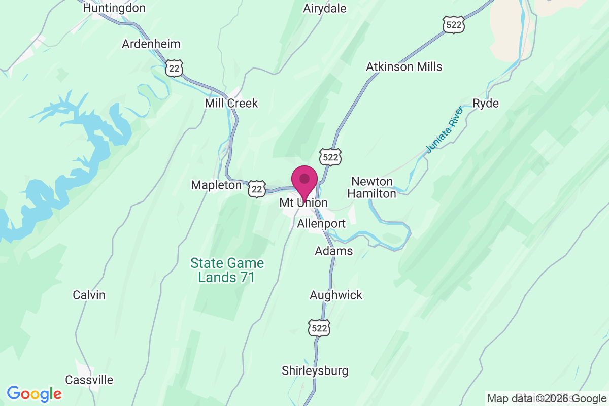 Carte de Mount Union