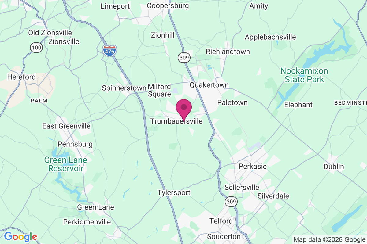 Carte de Trumbauersville