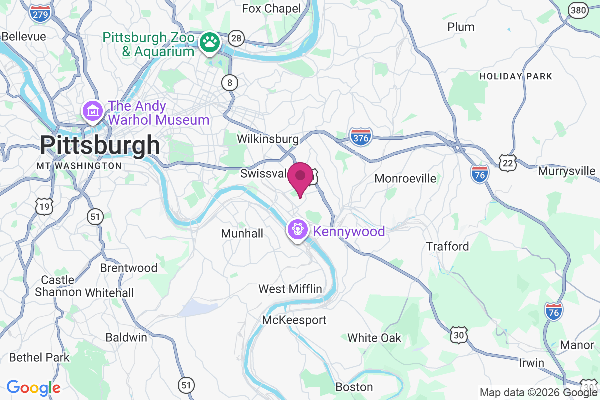 Carte de Braddock Hills