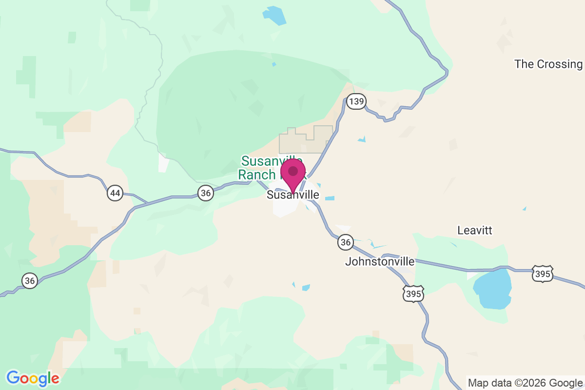 Carte de Susanville