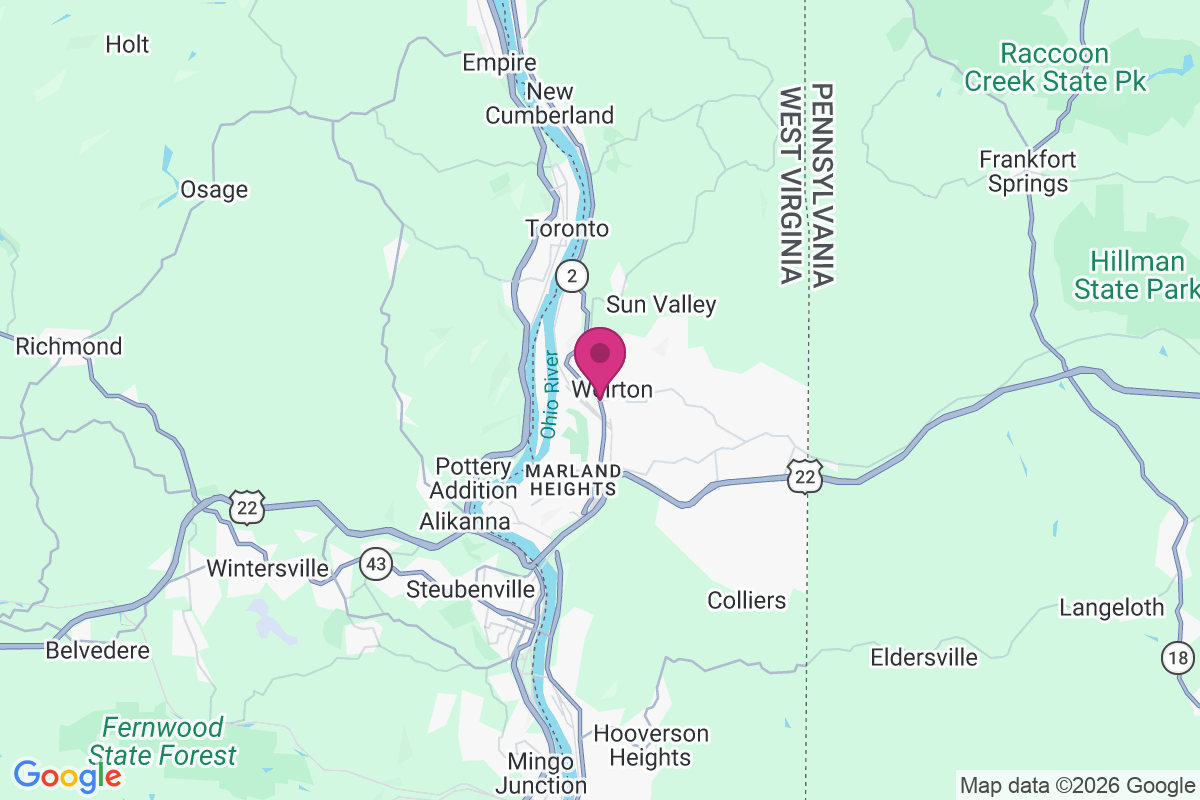 Carte de Weirton