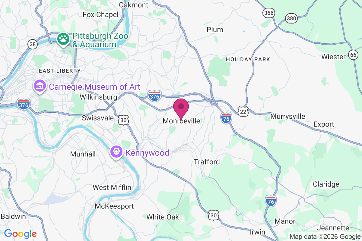 Carte de Monroeville