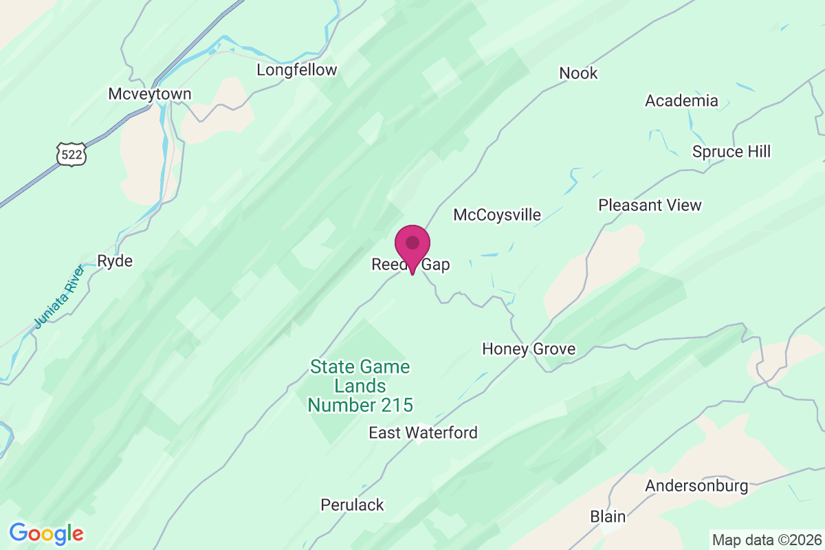 Carte de Reeds Gap