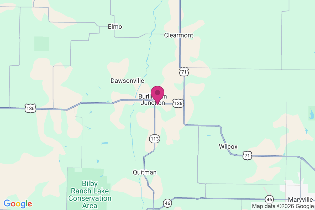 Carte de Burlington Junction