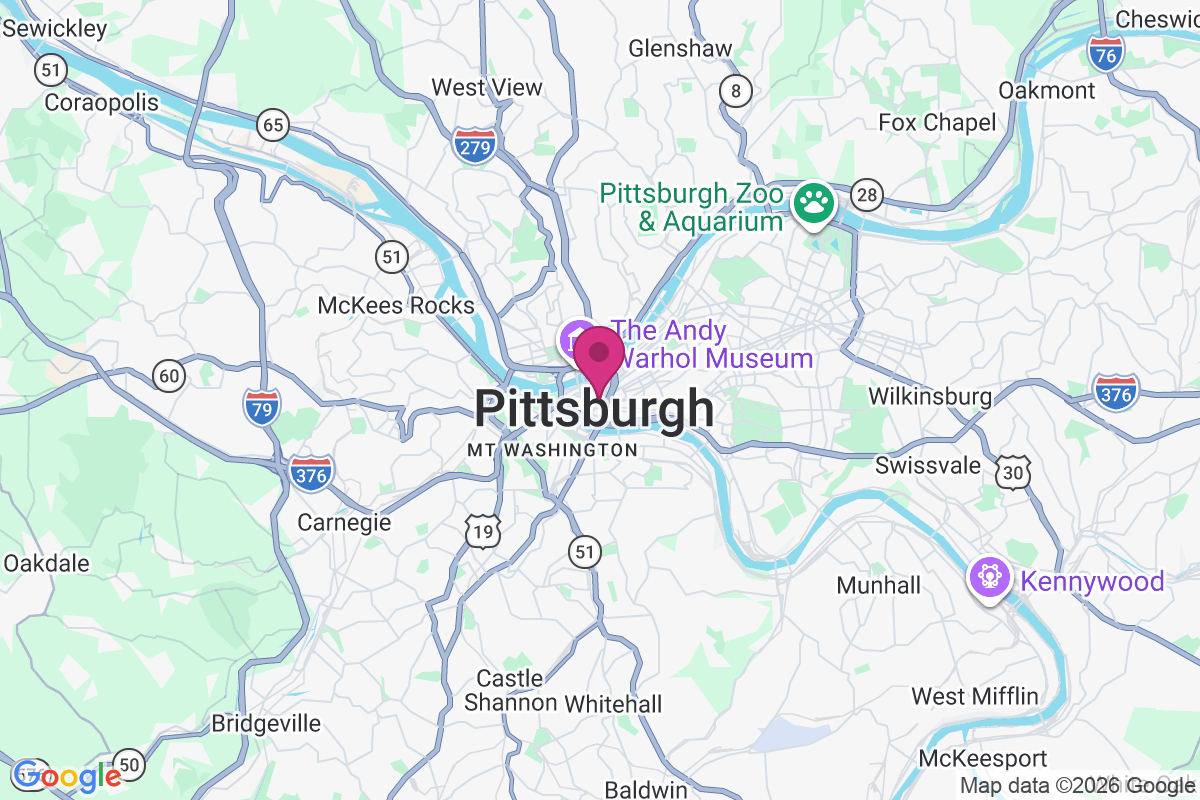 Carte de Pittsburgh