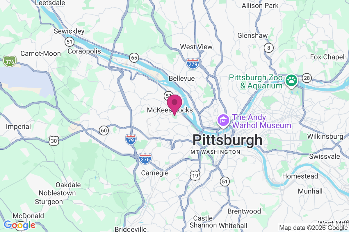 Carte de McKees Rocks