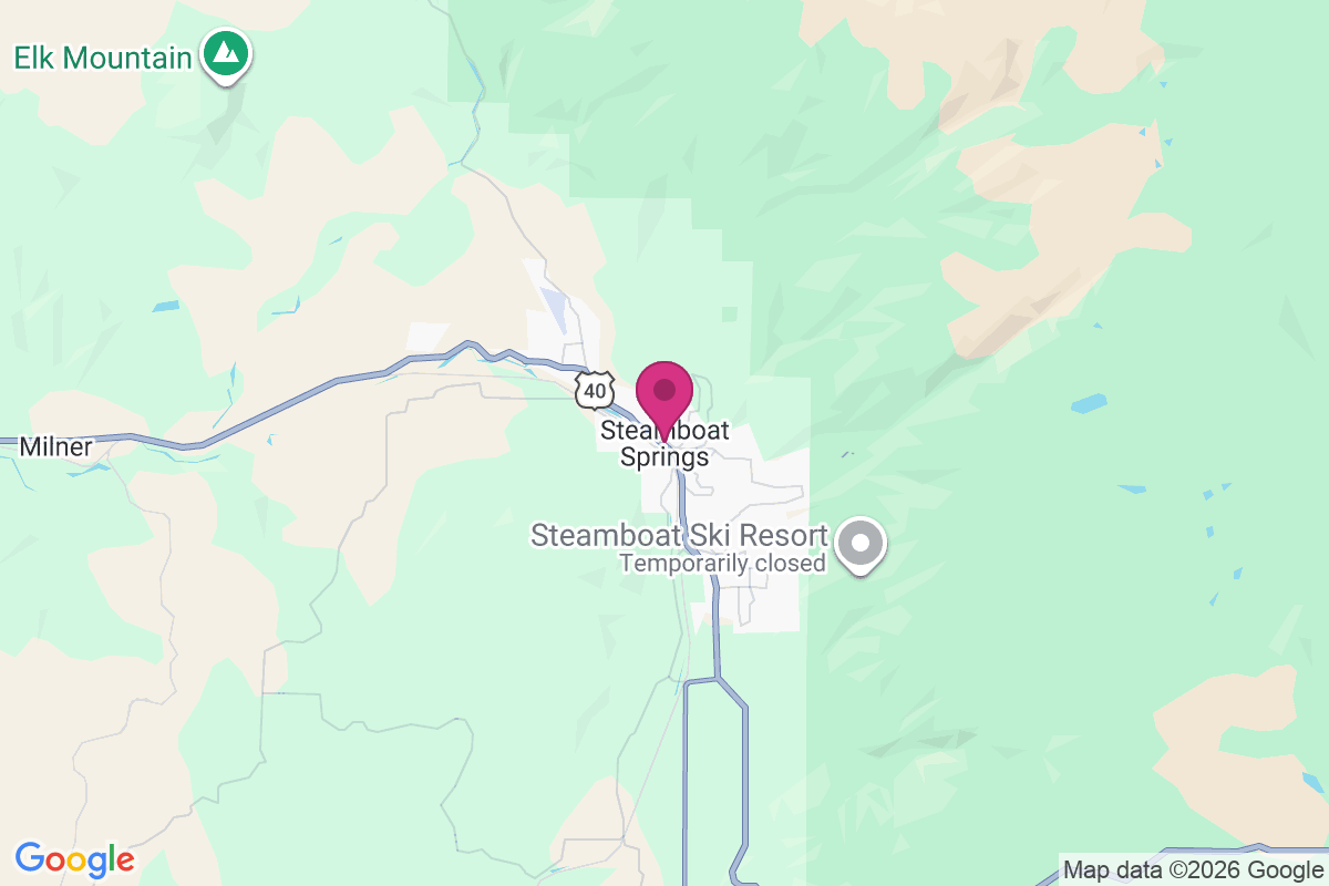 Carte de Steamboat Springs