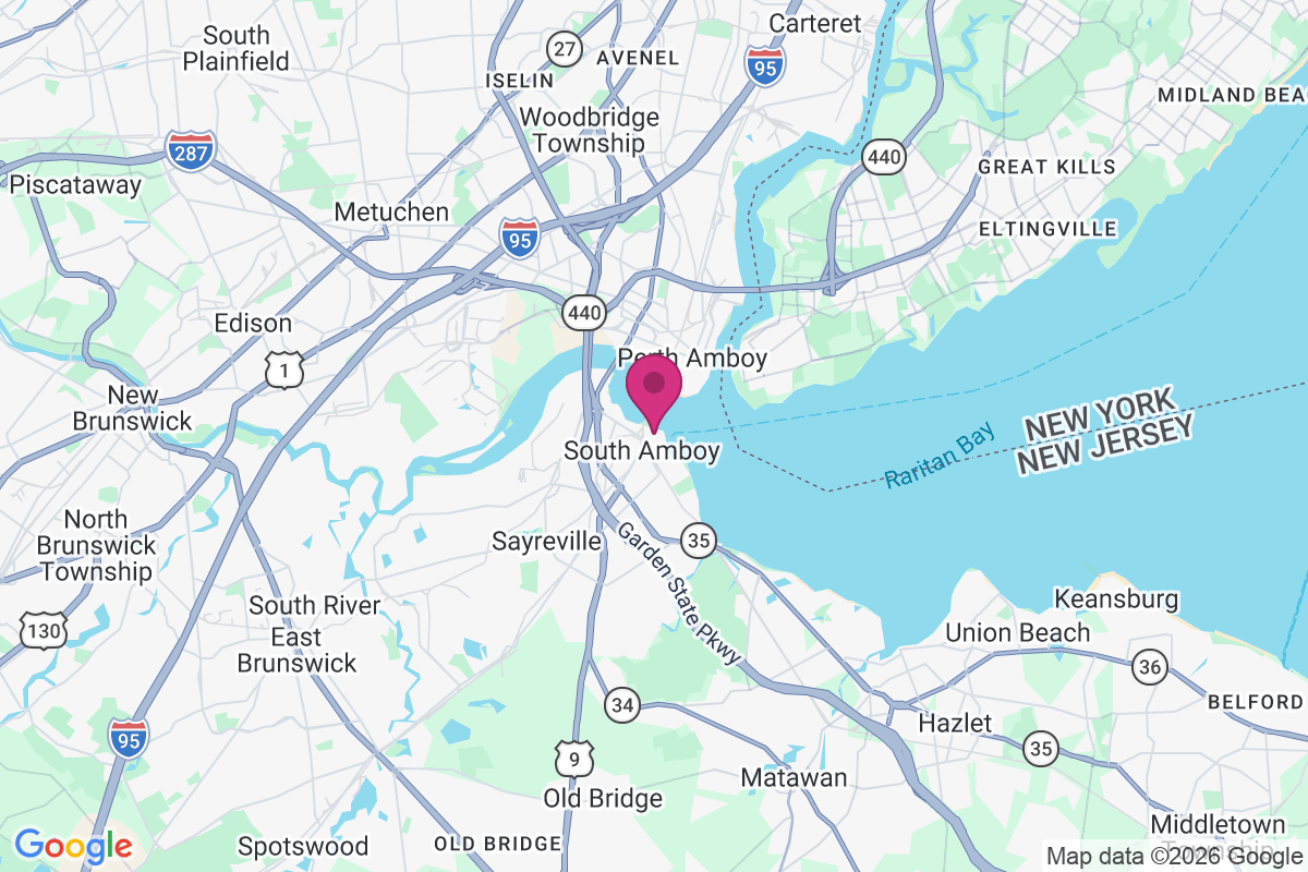 Carte de South Amboy Junction