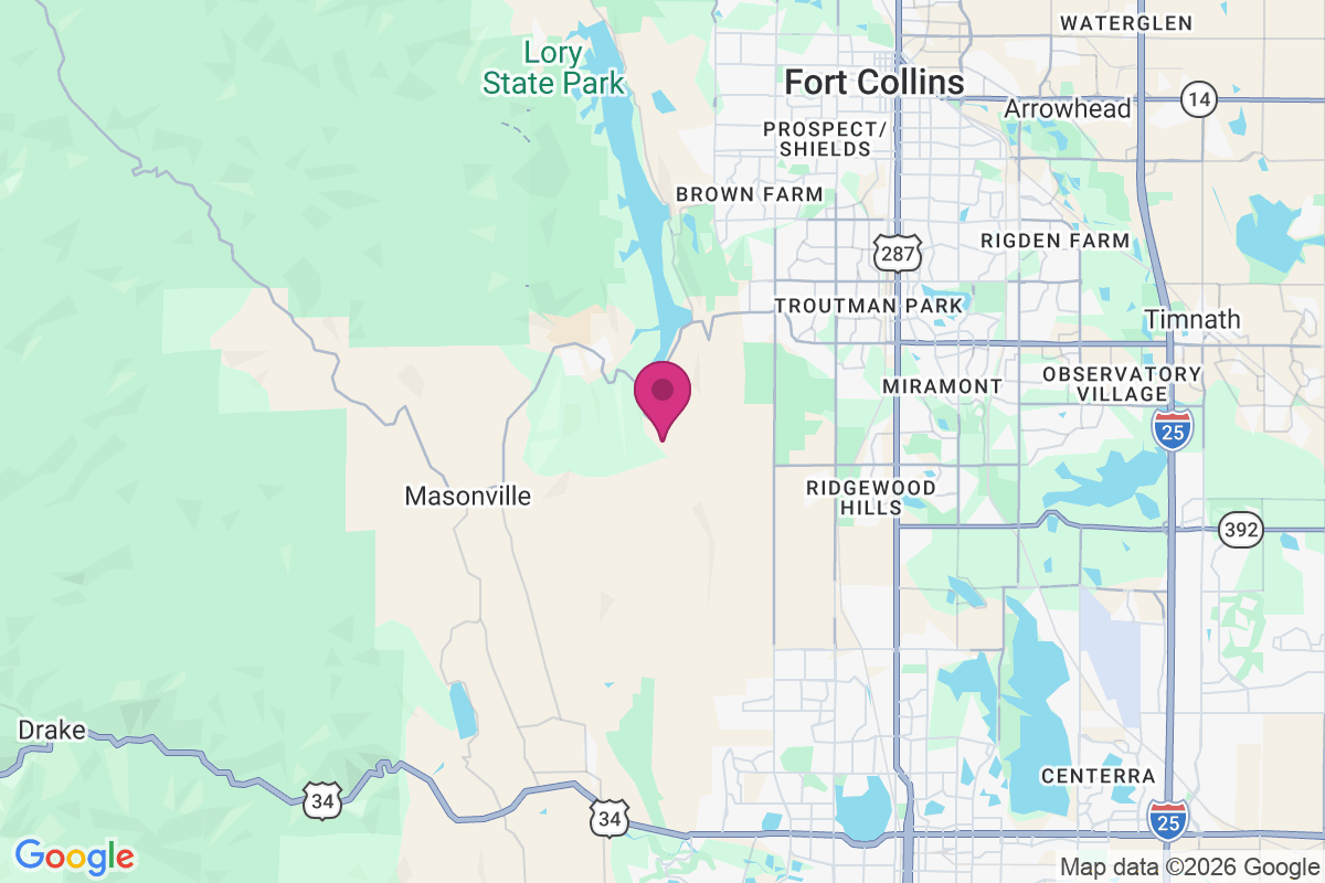Carte de Horsetooth Heights