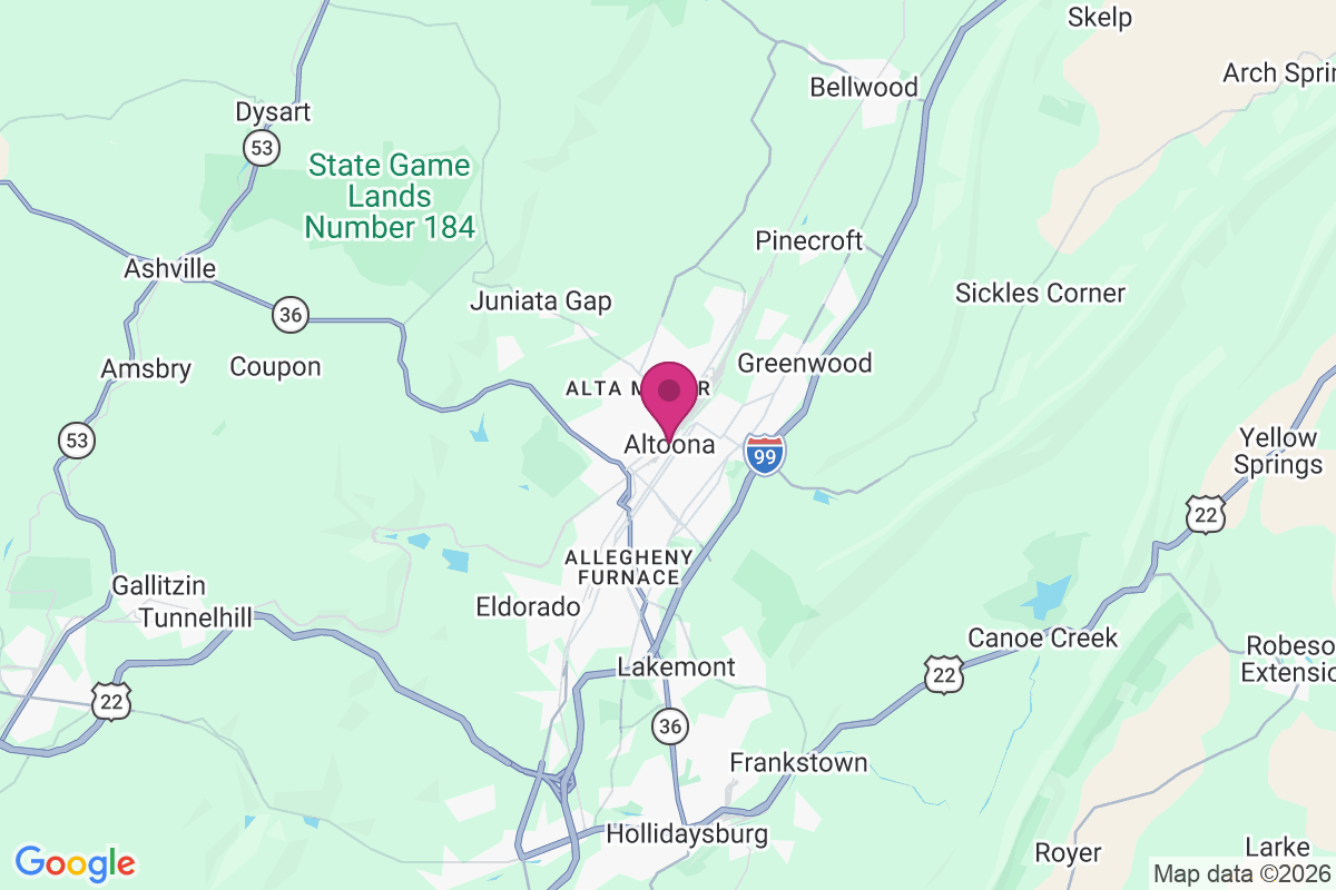 Carte de Altoona