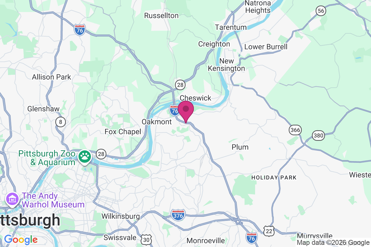 Carte de East Oakmont