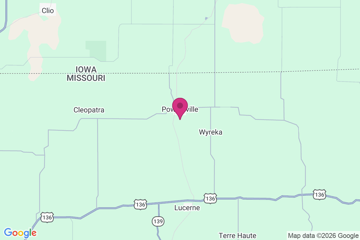 Carte de Powersville