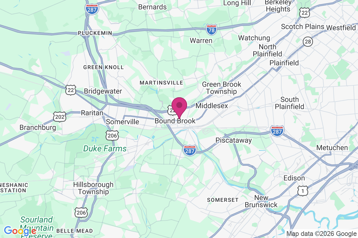 Carte de Bound Brook