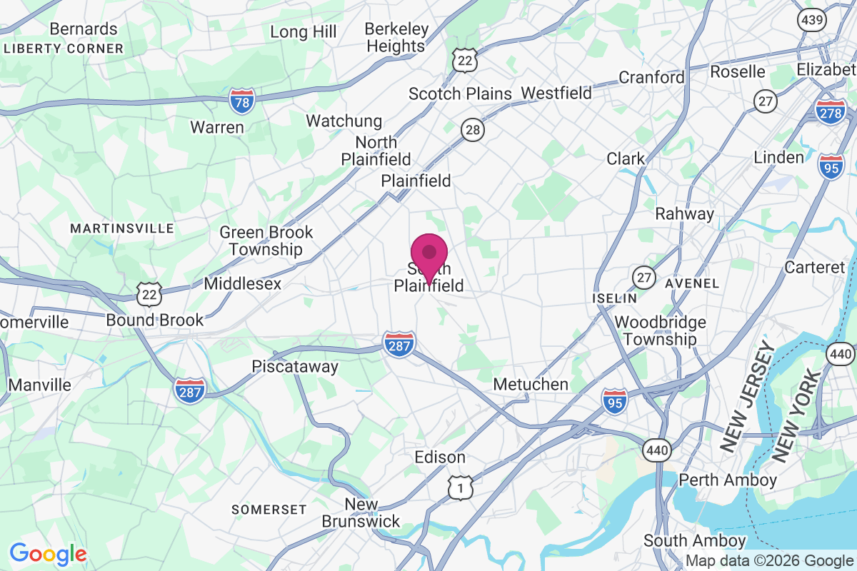 Carte de South Plainfield