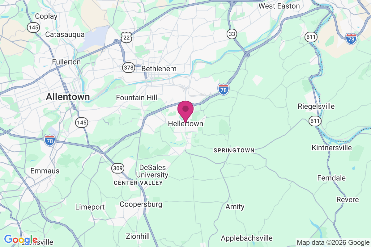 Carte de Hellertown