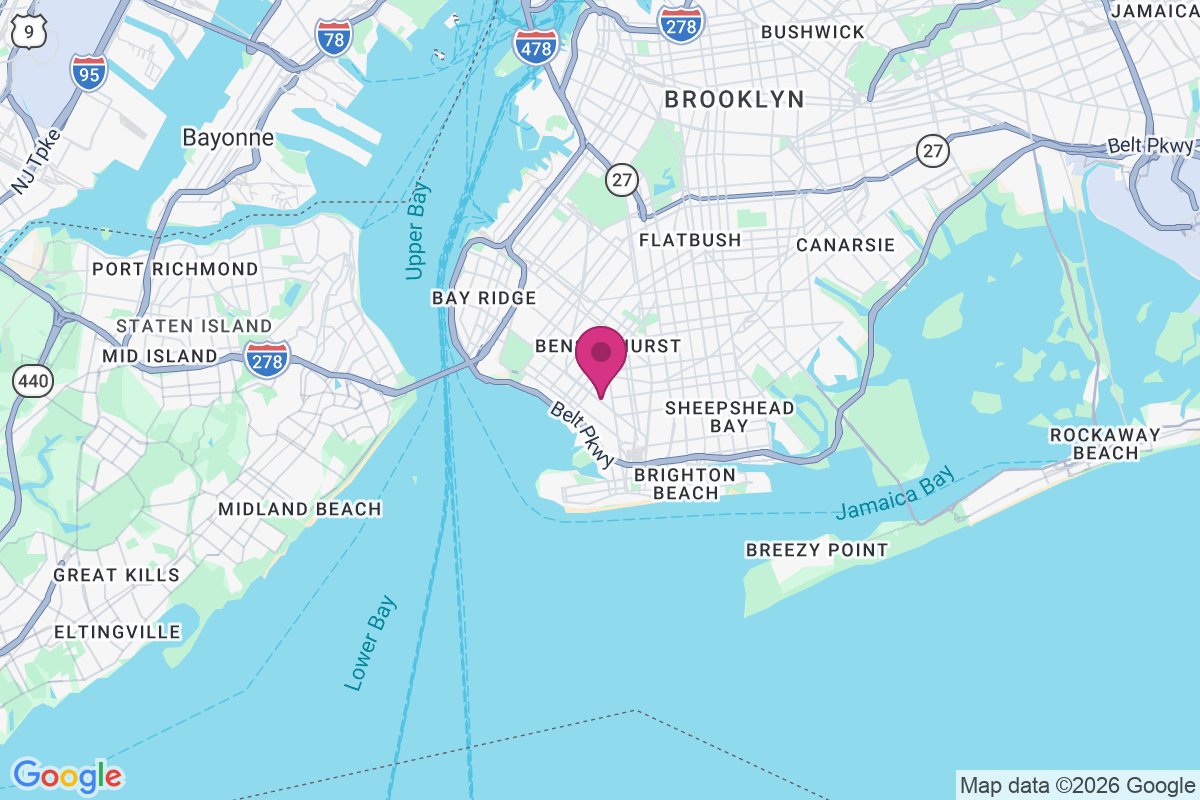 Carte de Bensonhurst