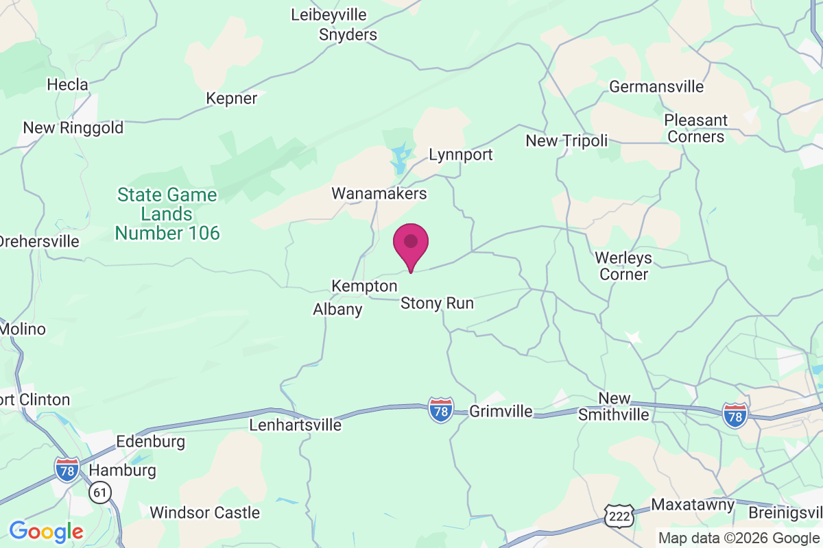 Carte de Fetherolfsville