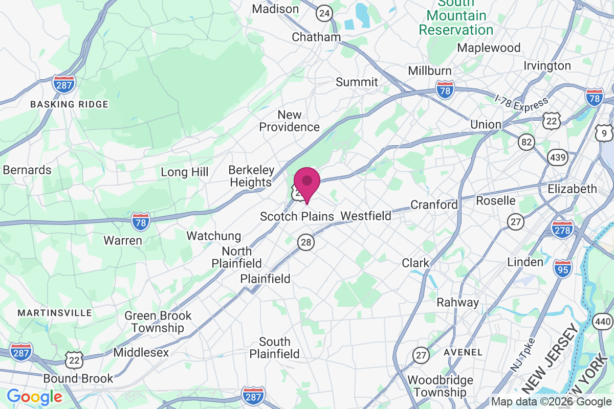 Carte de Scotch Plains