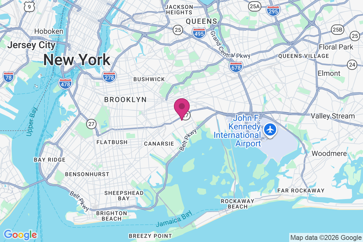 Carte de East New York