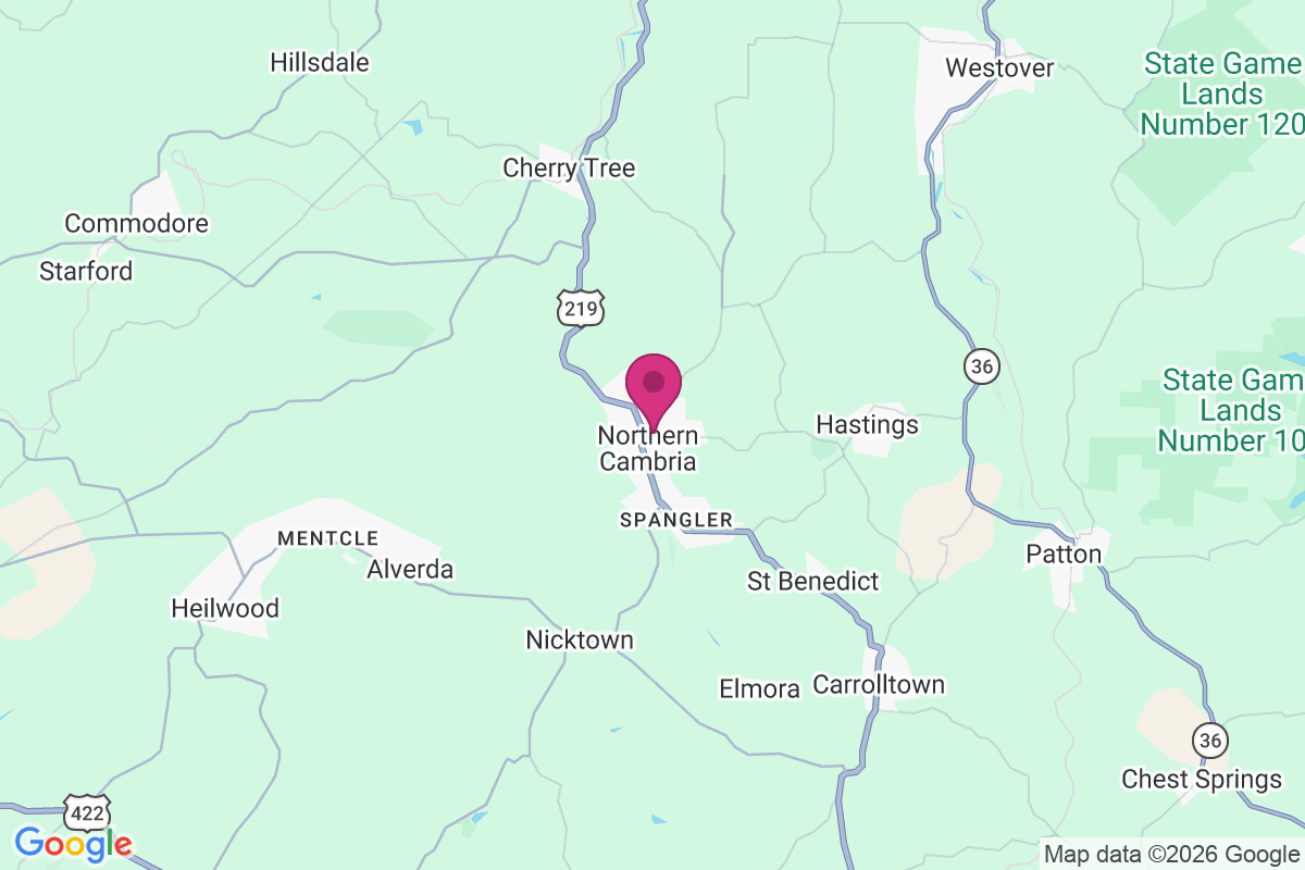 Carte de Barnesboro