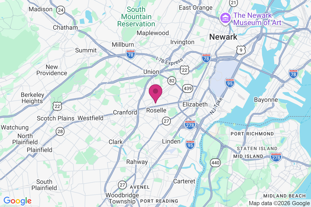 Carte de Roselle Park